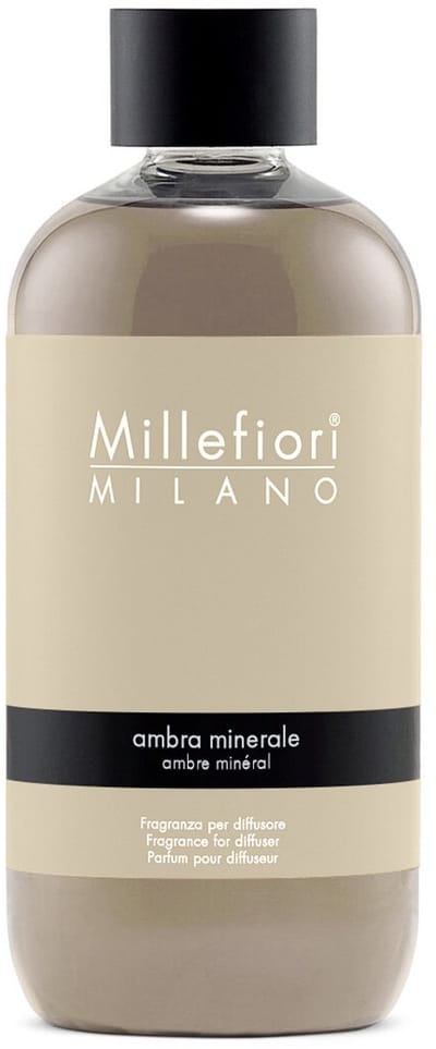Millefiori Milano Navulling voor Geurstokjes 250 ml - Ambra Minerale