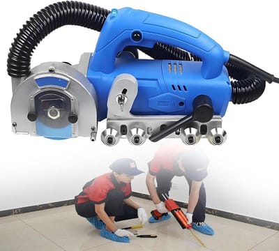 Elektrische Voegenreiniger - Tegelvoegen Schoonmaker - Voegen Verwijderen - Geïntegreerde Stofafzuiging - 2.2mm Zaagblad