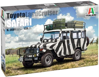 Italeri Modelbouwpakket Auto - 3681 Toyota Land Cruiser Safari - Japanse Auto Plastic - 1:24 - Modelbouw