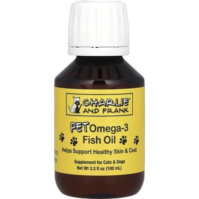 Huisdier Omega 3 Visolie, voor Katten en Honden, 100 ml (3.3 Fl. Oz.)