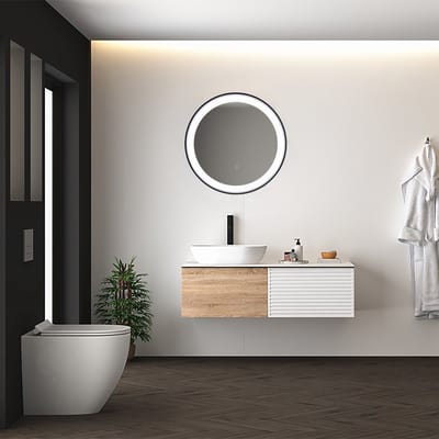 Paco HomeSpiegel Make-up-spiegel met verlichting Badkamer Indirecte Verlichting
