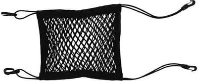 ProPlus Elastisch dubbel opbergnet met kunststof haken - 26 x 28 cm