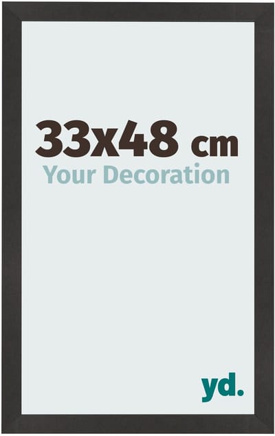 Your Decoration - Fotolijst 33x48 cm - MDF - Zwart Mat - Bologna