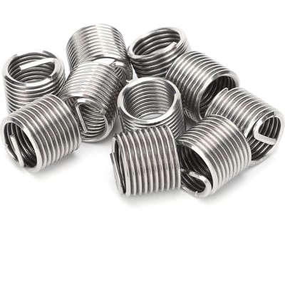 10 stuks Draadinzetstukken Mannelijk Vrouwelijk Verloopmoer Reparatiegereedschap RVS Bevestigingsmiddel M16x2x1.5D