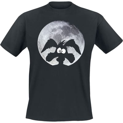 Looney Tunes T-shirt - Coyote - Moonlight - M tot 3XL - voor Mannen - zwart