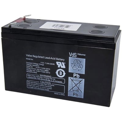 Gallagher Batterij 12V 7,2Ah voor S100, S200, S400 - Voor langdurige stroomvoorziening in afrasteringen