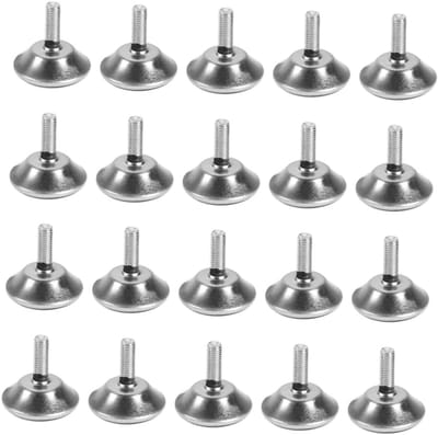 Meubelpoot Nivelleerders - Beschermende Pads - Vloer Beschermen - Multifunctioneel Antislip - 40mm Hoogte - Zilver