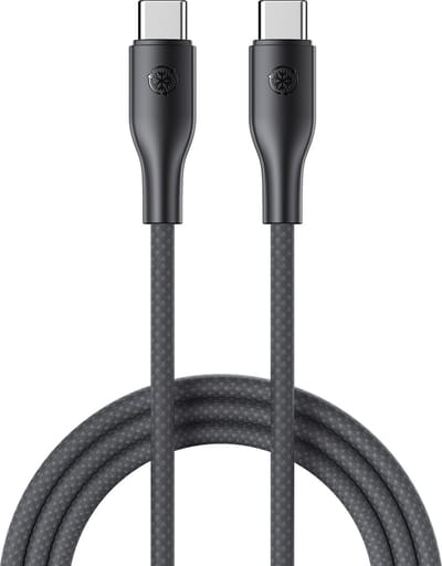Super Fast Charge USB C Kabel 3 Meter - 65W - Geschikt voor Samsung - USB C naar USB C Oplaadkabel - Zwart
