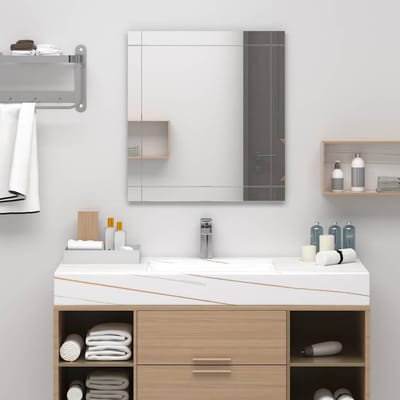 vidaXL - Wandspiegel - 100x60 - cm - glas