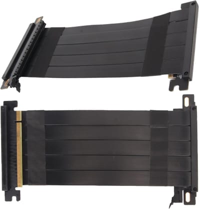 Dailygoods- Riser-kabel PCIE 4.0 - Flexibele Extender voor Grafische Kaart - Compatibel met RTX 4090/4080/4060/RX 7000 - 128Gbps Overdrachtssnelheid - Plug and Play Installatie - Grafische Kaart Verlengkabel
