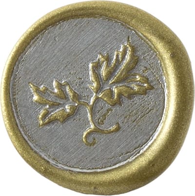 Lakzegels, bladeren
