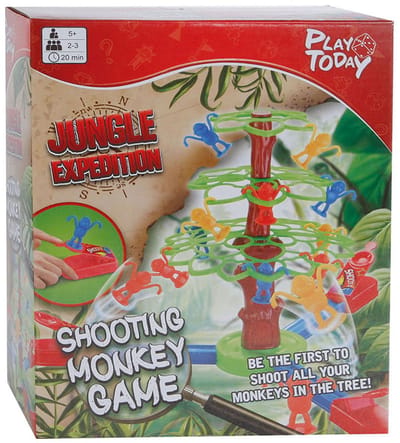 Jungle Expedition Shooting Monkey Game
