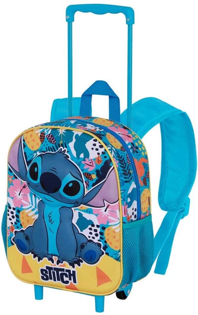 Karactermania - Disney - Lilo en Stitch - Kleine Peuter Kleuter 3D Rugzak Trolley Wielen - Rugtas - Backpack
