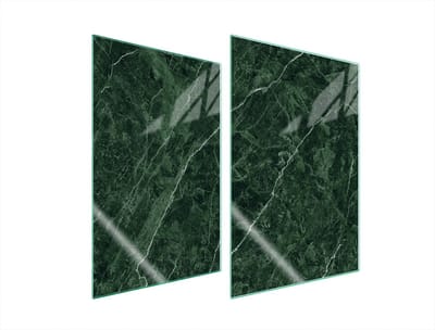 TMK ArtDeko - Marmeren Beschermglasplaat - 2x35x52 cm - Gehard Glas - Veelzijdig Gebruik