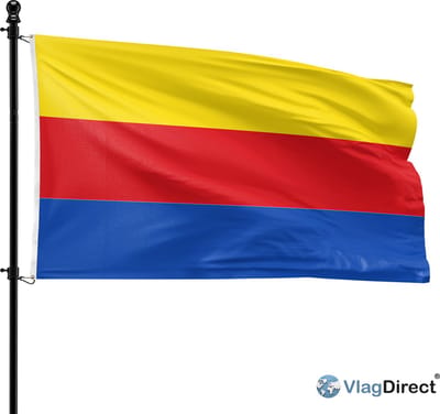 VlagDirect - Noord-Hollandse vlag - Noord-Holland vlag - 90 x 150 cm