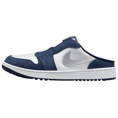 Air Jordan 1 Mule Golf Midnight Navy Heren Sneakers Blauw Wit Metallic-Zilver FJ1214-102 45.5 white