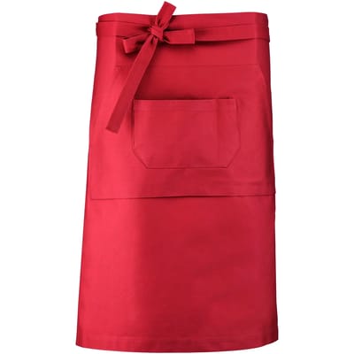 Schort/Tuniek/Werkblouse Unisex One Size Kariban Red 100% Katoen