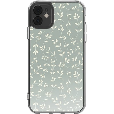 imoshion Hoesje - Geschikt voor Apple iPhone 11 - Design hoesje - Smoke Green Flowers