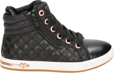 Skechers Shoutouts - Quilted Squad Veterschoen hoog - zwart - Maat 38