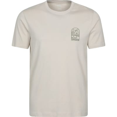 Mountain Warehouse Heren Cotswold Korte Mouwen T-Shirt (Off White)