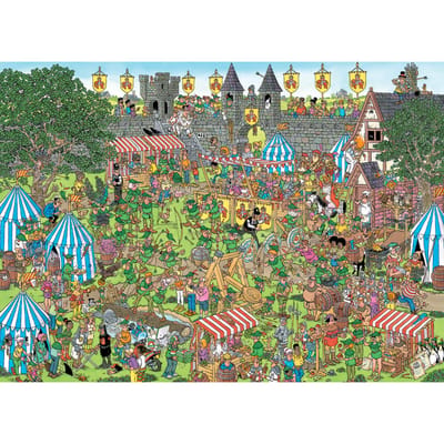 Jan van Haasteren - Robin Hood Festival - 1500 stukjes - Puzzel - Legpuzzel