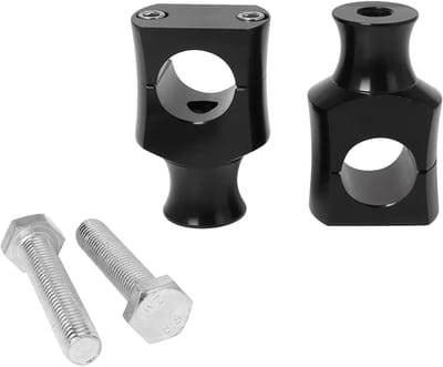 Stuurverhogers Motorfiets - Stuur Riser Klem - Comfortabeler Rijden - Kantelbare Stuurpositie - 25mm - Chroom