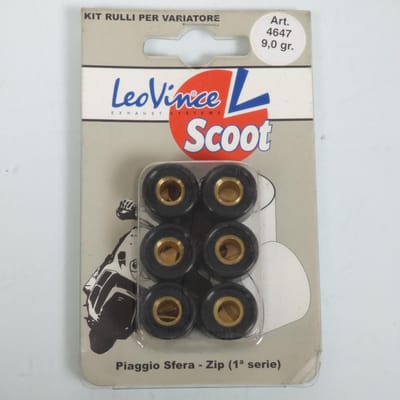 Galet rouleau de variateur Leovince pour Scooter Piaggio 50 Sfera 1991 à 1993 17x13.5 9Grs Neuf