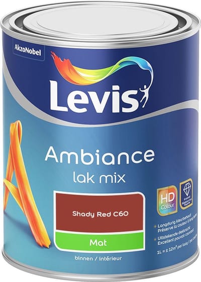 Levis - Ambiance Lak Mat Mix - Shady Red C60 - Mengverf - 1 L