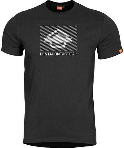 Pentagon Ageron Parallel T-shirt Met Korte Mouwen Zwart M Man