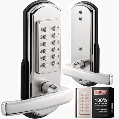 Mechanisch Deurslot - Toetsenbord Slot - Veilige Toegang - Linkshandig Model - Roestvrij Staal