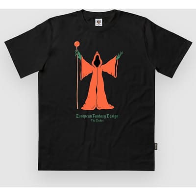 The Dudes Warlock Classic T-Shirt zwart