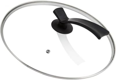 Glazen Pan Deksel - Universeel Deksel Kookpot - Koken Thuis - Met Stoomopening - 22-38 cm - Transparant