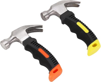 Klauwhamer Set - Mini Hamer - Huisonderhoud Doe Het Zelf - Dubbele Functie Spijkertrekker - Compact Draagbaar