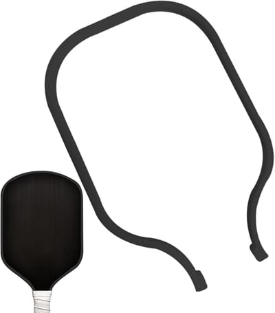 Peddelrandbescherming - Beschermstrips - Pickleball Spelen - Schokabsorberende Technologie - 30x20 cm - Zwart