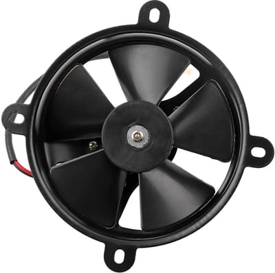 Allecto - Radiator Koelventilator - 12V Elektrische Koelventilator - 6in Omkeerbare Koelventilator - Zwart - Geschikt voor Quad Crossmotor 150c...