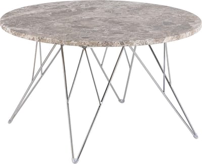 Giga Living Salontafel Hermanson - 80x80x46,2cm - Bruin Marmer