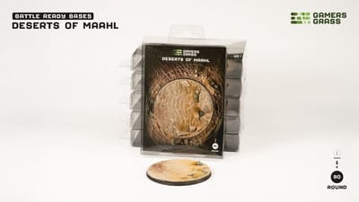 Deserts of Maahl Base Pre-Painted (1x 80mm Round)