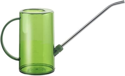 Sproeifles Plantengieter - Doorzichtige gieter - Planten Verzorgen - Lange roestvrijstalen tuit - 1 Liter - Groen