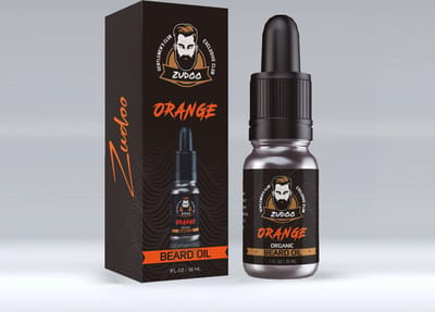 Zudoo's Baardolie - Orange - Voor Alle Huidtypes en Baarden - Duurzaam