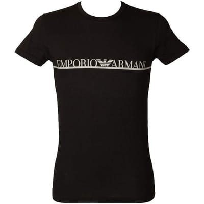 Emporio Armani T-shirt met ronde hals voor heren, blauw