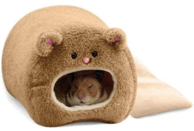 Daity Hamster warm bed nest wollen hut hangmat schattig speelgoed nest geschikt voor mini kleine dieren muizen - suikereekhoorns - chinchilla's - dwerghamsters