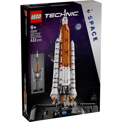 LEGO 42221 NASA Artemis Space Launch System-raket, bouwsteenspeelgoed, geschikt voor vakantie- of verjaardagscadeaus.