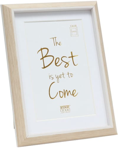 Deknudt Frames fotolijst S46WG3 P1 - lichte houtkleur/wit - 10x15 / 13x18 cm