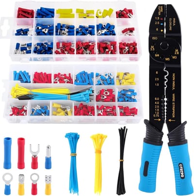 Kabelschoentang Set - Krimptang Perstang - Elektrische Verbindingen - Compleet Assortiment - 0.5-6 mm²