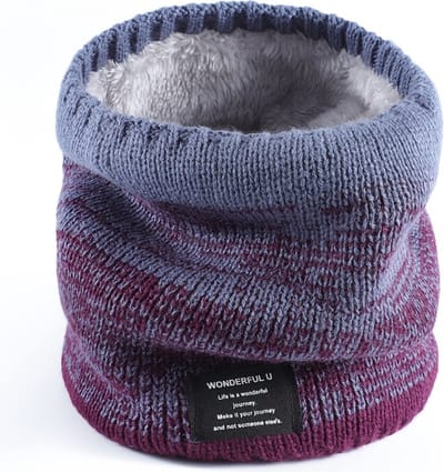 Nivard Nekwarmer - Dames - Fleece - Motor - Bandana - Masker - Colsjaal - Sjaal - Gewatteerd - Skiën - Winter - Fietsen - Rode Roos