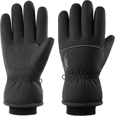 Winterse Thermische Handschoenen voor Mannen en Vrouwen, Dikke Fleecevoering, Ademend, Winddicht en Antislip, Geschikt voor Fietsen en Motorrijden in Koude Weer