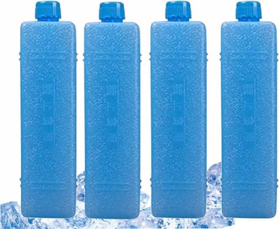 IJspakken Set - Koelblokken Herbruikbaar - Voedsel Koel Houden - Langdurige Kou - 200ml Per Stuk - Blauw