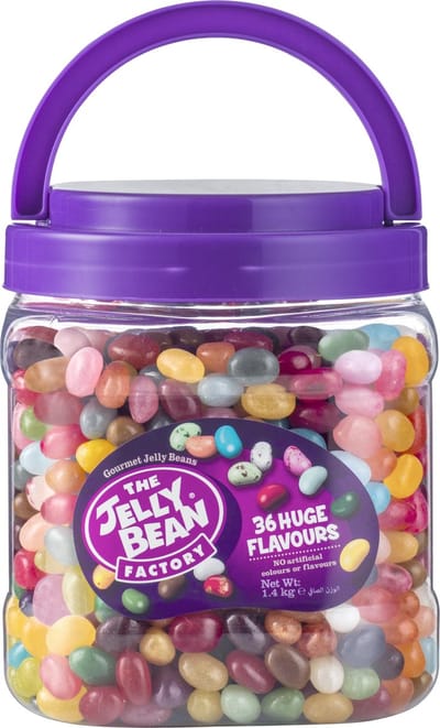 The Jelly Bean Factory - 36 Mix Snoeppot - Snoep - Jellybeans - 1,4 kg