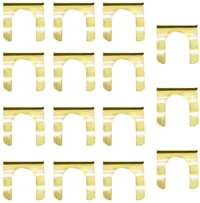 MTTproducts- Remslangklemmen Set van 15 Stuks - U-buisklemmen - Slangklemmen RVS - Robuust - Vlamvertragend - Koolstofstaal 28,8 x 27,1 mm