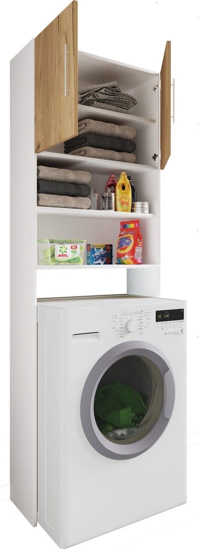 VCM Houten bovenkast Wasmachine Bovenkast Wasmachinekast Jutas Houten bovenkast Wasmachine Bovenkast Wasmachinekast Jutas
